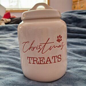 Jar for Pet Treats - Christmas